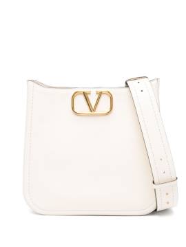 Valentino Garavani Handtasche mit Logo-Schild - Nude von Valentino Garavani