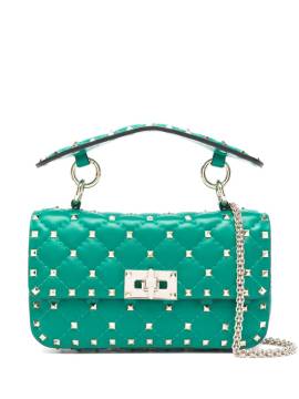 Valentino Garavani Kleine Rockstud Spike Schultertasche - Grün von Valentino Garavani