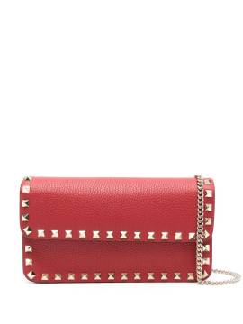 Valentino Garavani Rockstud Clutch - Rot von Valentino Garavani