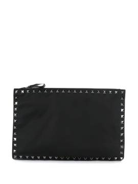 Valentino Garavani Rockstud clutch bag - Schwarz von Valentino Garavani