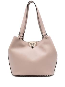 Valentino Garavani Rockstud Schultertasche - Nude von Valentino Garavani