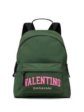 Valentino Garavani Rucksack mit Logo-Print - Grün von Valentino Garavani