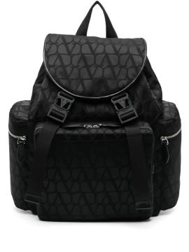 Valentino Garavani Rucksack mit Toile Iconographe-Print - Schwarz von Valentino Garavani