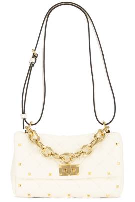 Valentino Garavani TASCHE ROCKSTUD SPIKE SMALL in Elfenbein - Ivory. Size all. von Valentino Garavani