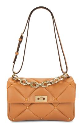 Valentino Garavani TASCHE ROMAN STUD in Mandelbeige - Tan. Size all. von Valentino Garavani