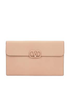 Valentino Garavani TASCHE VLOGO SIGNATURE LARGE in Rose Cannelle - Rose. Size all. von Valentino Garavani