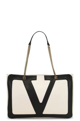 Valentino Garavani TASCHE in Butter White & Nero - Cream. Size all. von Valentino Garavani