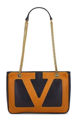 Valentino Garavani TOTE-BAG VIVA SUPERSTAR in Nero & Spice - Black. Size all. von Valentino Garavani