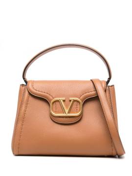 Valentino Garavani VLogo Signature Satchel-Tasche - Nude von Valentino Garavani