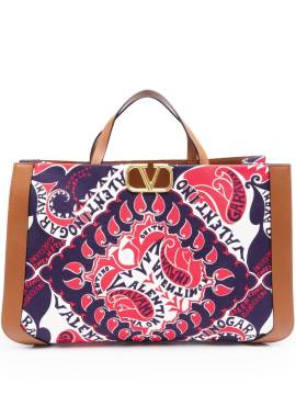 Valentino Garavani Valentino Garavani Shopper mit Bandana-Print - Blau von Valentino Garavani