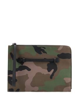 Valentino Garavani Clutch mit Camouflage-Print - Grün von Valentino Garavani