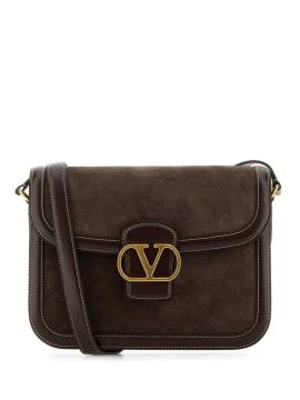 Valentino Garavani 9TO5 Schultertasche aus Leder - Braun von Valentino Garavani