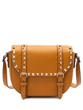 Valentino Garavani small Rockstud-embellished satchel - Braun von Valentino Garavani