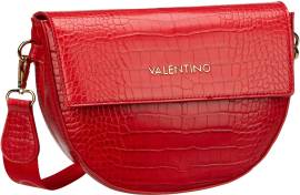 Valentino Bigs Flap Bag Croco J02C  in Rot (3.9 Liter), Saddle Bag von Valentino