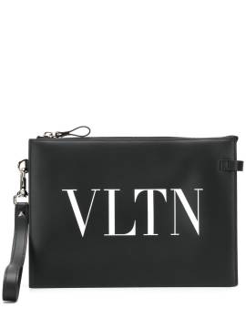 Valentino Garavani Valentino Garavani 'VLTN' Clutch - Schwarz von Valentino Garavani