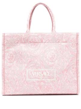 Versace Athena Handtasche mit Barocoo-Jacquardmuster - Rosa von Versace