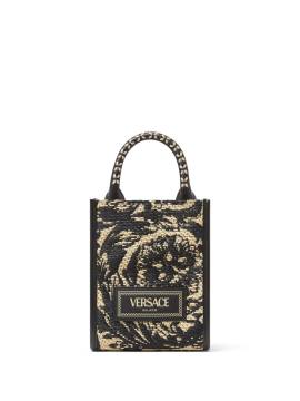 Versace Mini Barocco Athena Tote Bag - Schwarz von Versace