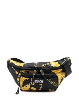 Versace Jeans Couture Gürteltasche mit Chain Couture-Print - Schwarz von Versace