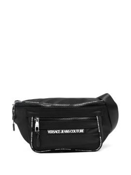 Versace Jeans Couture Gürteltasche mit Logo-Patch - Schwarz von Versace