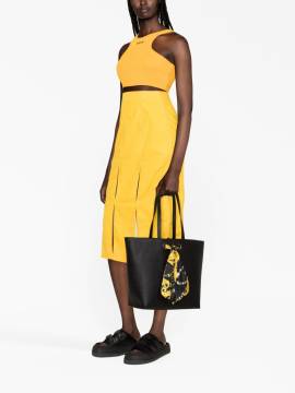 Versace Jeans Couture Handtasche mit Barocco-Print - Schwarz von Versace