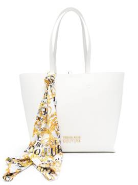 Versace Jeans Couture Handtasche mit Logo-Schild - Weiß von Versace