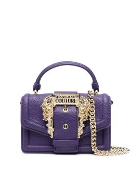 Versace Jeans Couture Handtasche mit Logo - Violett von Versace