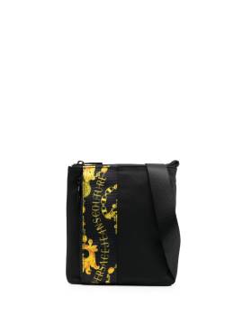 Versace Jeans Couture Kuriertasche mit Logo-Print - Schwarz von Versace