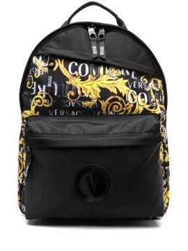 Versace Jeans Couture Rucksack mit Barockmuster - Schwarz von Versace