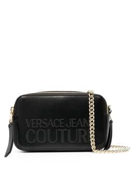 Versace Jeans Couture Schultertasche mit Logo-Prägung - Schwarz von Versace