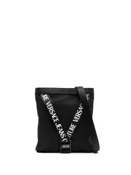 Versace Jeans Couture Schultertasche mit Logo-Print - Schwarz von Versace