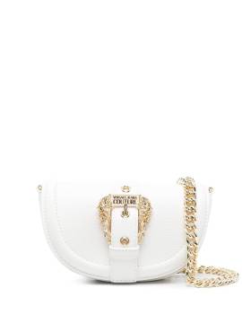 Versace Jeans Couture Schultertasche mit Schnalle - Weiß von Versace