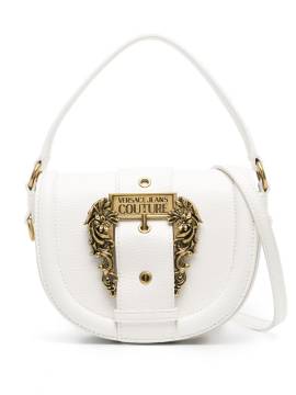 Versace Jeans Couture Schultertasche mit Schnalle - Weiß von Versace