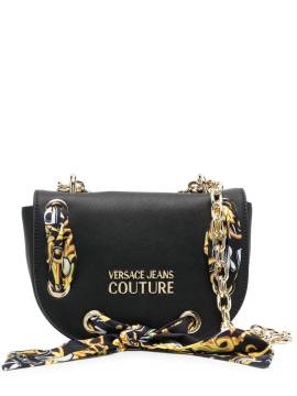 Versace Jeans Couture Schultertasche mit barockem Detail - Schwarz von Versace