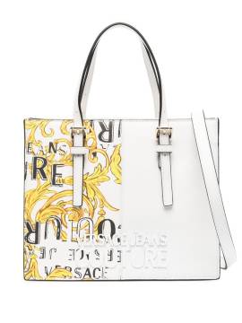 Versace Jeans Couture Shopper mit barockem Print - Weiß von Versace