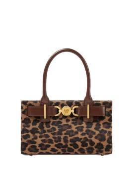 Versace Kleine Medusa '95 Tote Bag mit Leopardenmuster - Braun von Versace