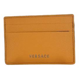 Versace La Medusa Leder Kartenhalter von Versace