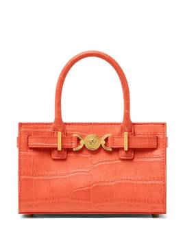 Versace Medusa '95 Tote Bag mit Kroko-Effekt - Orange von Versace