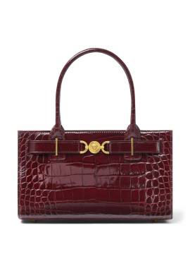 Versace Medusa 95 Handtasche mit Kroko-Effekt - Rot von Versace