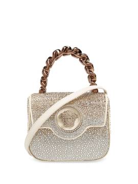 Versace Mini La Medusa Crystal Tasche - Nude von Versace