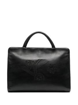 Versace Pre-Owned 1990s Handtasche mit Stickerei - Schwarz von Versace