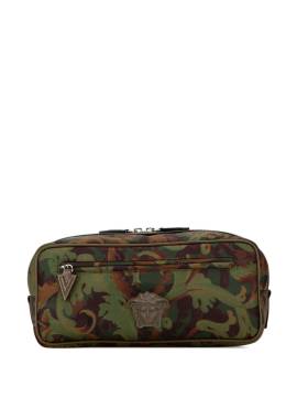 Versace Pre-Owned 2010-2024 Medusa Clutch mit Camouflage-Print - Grün von Versace