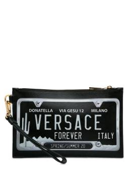Versace Pre-Owned 2021 License Plate Clutch - Schwarz von Versace