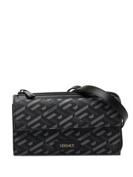 Versace Pre-Owned 2021 wendbare La Greca Umhängetasche - Schwarz von Versace