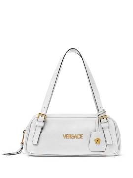 Versace Tag Bowling Schultertasche - Weiß von Versace