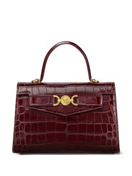 Versace Medusa `95 Handtasche mit Kroko-Effekt - Braun von Versace