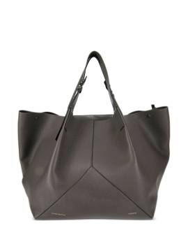 Victoria Beckham W11 Shopper aus Nappaleder - Grau von Victoria Beckham