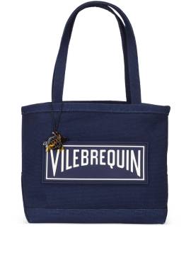 Vilebrequin Strandtasche mit Logo-Applikation - Blau von Vilebrequin