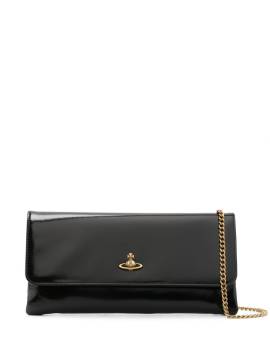 Vivienne Westwood Clutch mit Klappverschluss - Schwarz von Vivienne Westwood