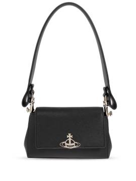 Vivienne Westwood Schultertasche mit Orb-Schild - Schwarz von Vivienne Westwood