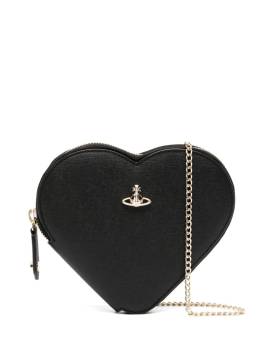 Vivienne Westwood Schultertasche mit Herzform - Schwarz von Vivienne Westwood